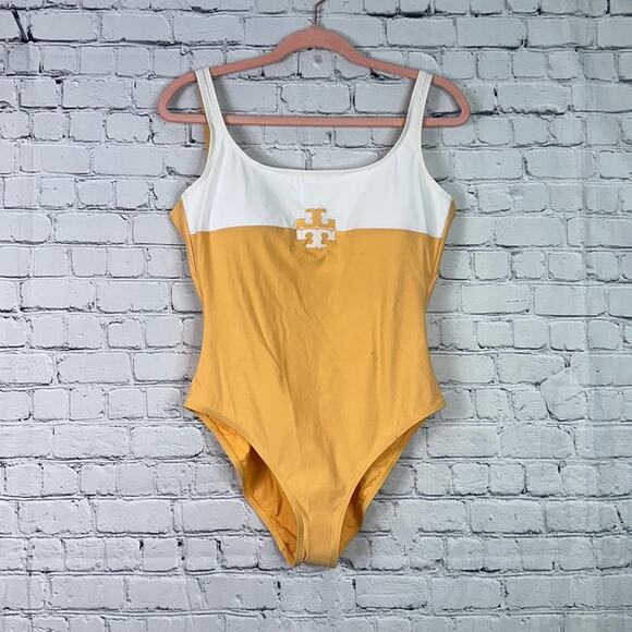 TORY BURCH Colorblock Swimsuit One Piece Large NWT* - Picture 3 of 7